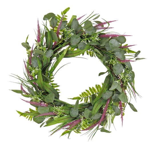 22&#x22; Eucalyptus &#x26; Lavender Wreath